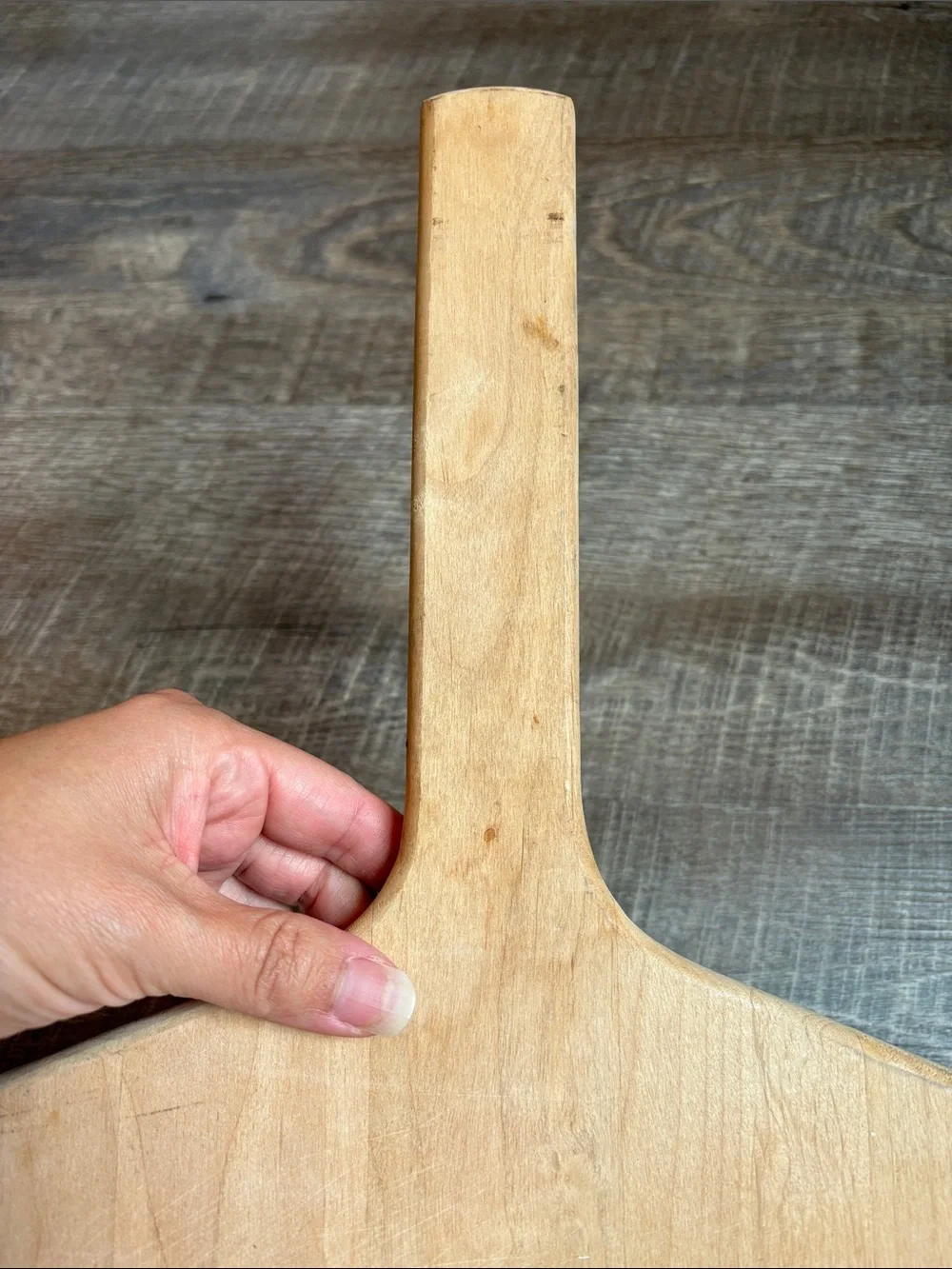 Williams Sonoma Wooded Pizza Peel Paddle Natural Wood 24” Made in USA